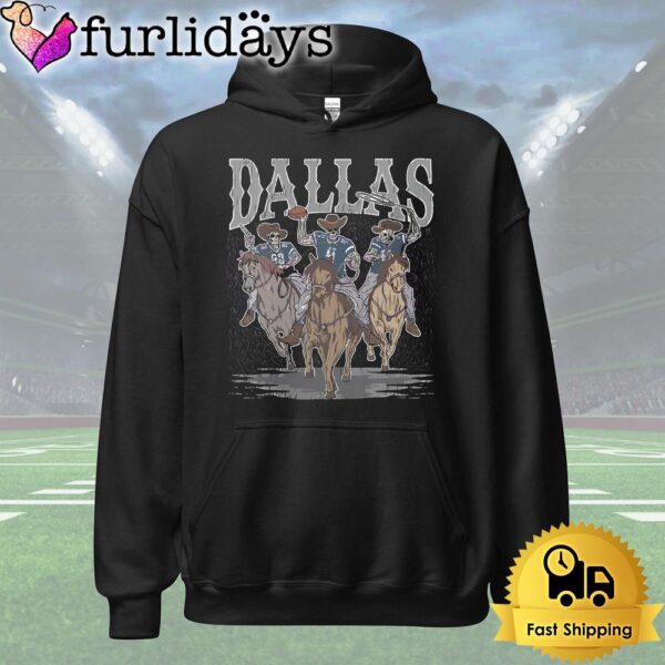 Dallas Cowboys Skeleton Football T Shirt