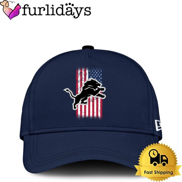 Detroit Lions Happy 4th of July Baseball Cap