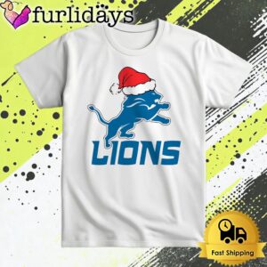 Detroit Lions Logo Christmas Santa Hat…