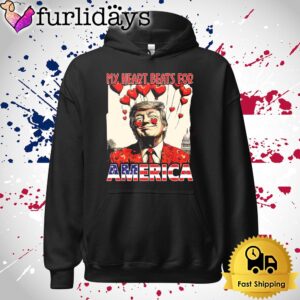 Donald Trump My Heart Beats For America T Shirt