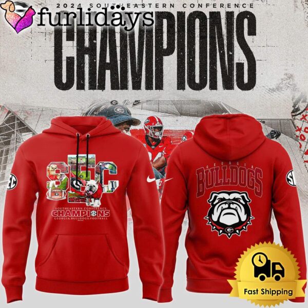 Georgia Bulldogs 2024 SEC Football Conference Champions Hoodie