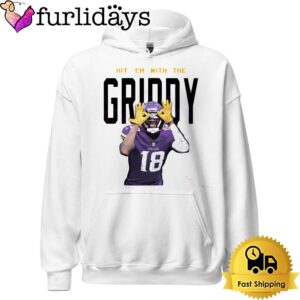 Minnesota Vikings Hit Em With The Griddy Justin Jefferson Signature T Shirt