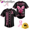 NCAA Alabama Crimson Tide Breast Cancer Awareness We Fight Baseball Jersey