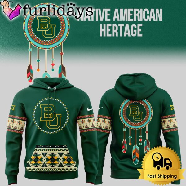 NCAA Baylor Bears Football Native American Heritage Hoodie