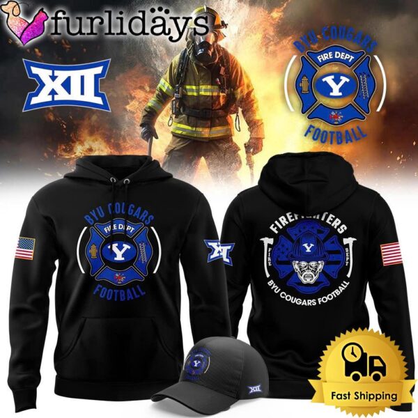 NCAA BYU Cougars Football Firefighter Appreciation Night Hoodie