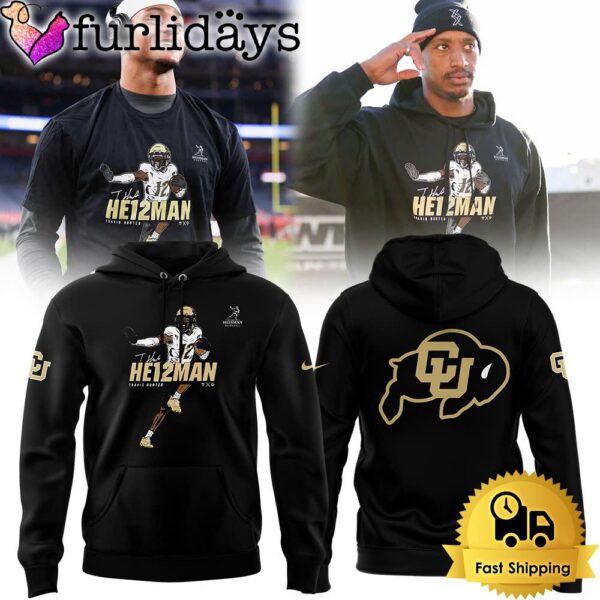 NCAA Colorado Buffaloes Travis Hunter He12man Hoodie