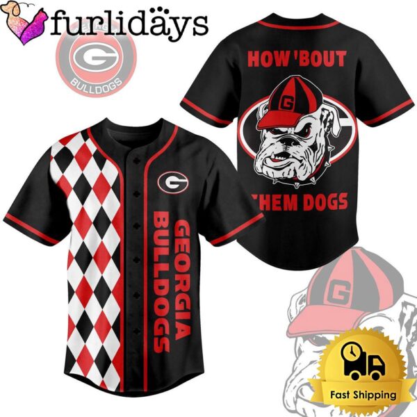 NCAA Georgia Bulldogs How’bout Them Dogs Baseball Jersey