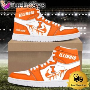 NCAA Illinois Fighting Illini Grunge Style…