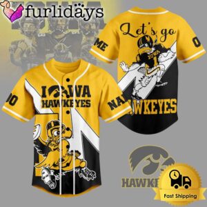 NCAA Iowa Hawkeyes Let’s Go Mascot…