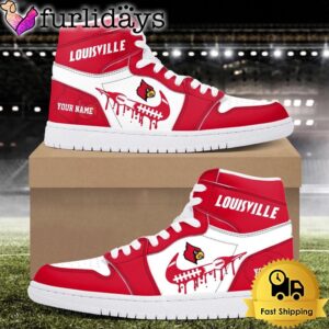 NCAA Louisville Cardinals Grunge Style Custom…