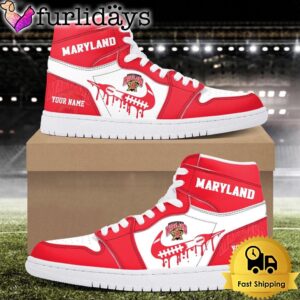 NCAA Maryland Terrapins Grunge Style Custom…