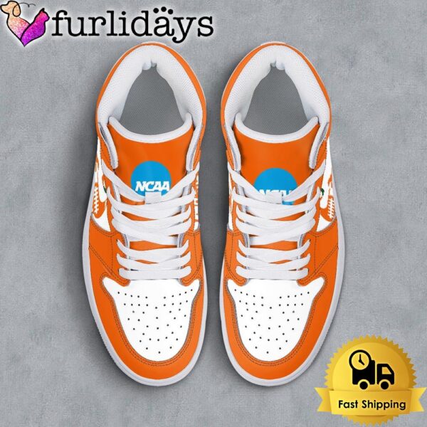 NCAA Miami Hurricanes Grunge Style Custom Air Jordan 1 Shoes