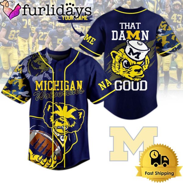 NCAA Michigan Wolverines That Dawn Good Baseball Jersey