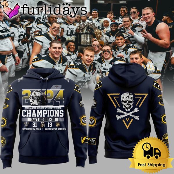 NCAA Navy Midshipmen Champions 2024 Hoodie