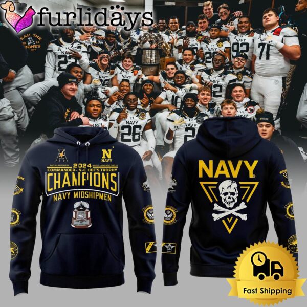 NCAA Navy Midshipmen CIC Trophy Champions Hoodie