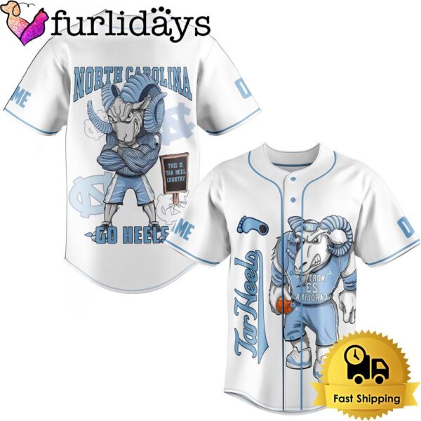 NCAA North Carolina Tar Heels Basketball Go Heels Baseball Jersey