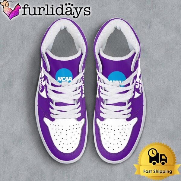 NCAA Northwestern Wildcats Grunge Style Custom Air Jordan 1 Shoes