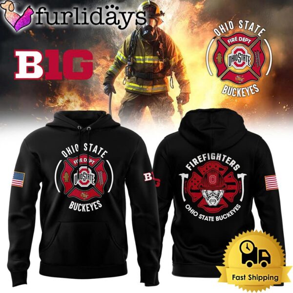 NCAA Ohio State Buckeyes Football Firefighter Appreciation Night Hoodie