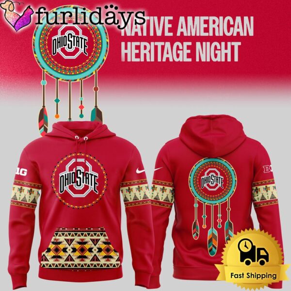 NCAA Ohio State Football Native American Heritage Hoodie