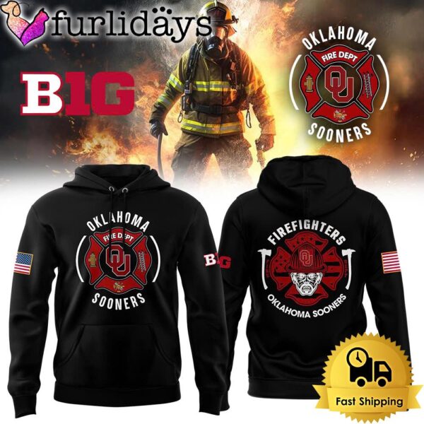 NCAA Oklahoma Sooners Football Firefighter Appreciation Night Hoodie