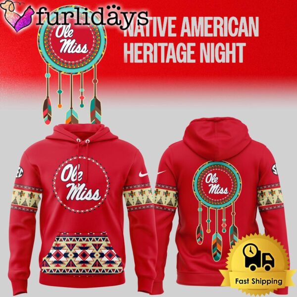 NCAA Ole Miss Native American Heritage Hoodie