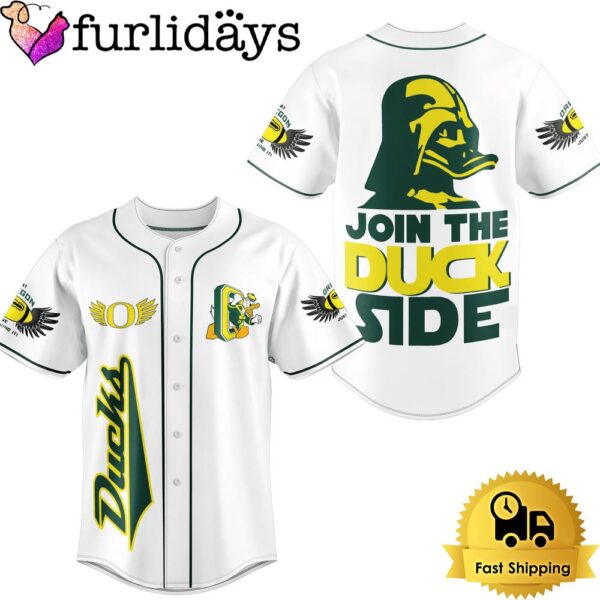 NCAA Oregon Ducks Join The Duck Side Baseball Jersey