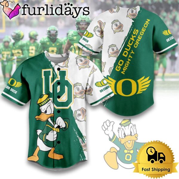 NCAA Oregon Ducks Mighty Oregeon Baseball Jersey