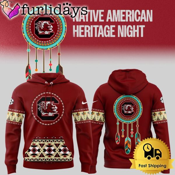 NCAA South Carolina Gamecocks Football Native American Heritage Hoodie