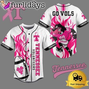 NCAA Tennessee Volunteers Football Breast Cancer…