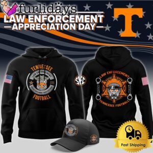 NCAA Tennessee Volunteers Football First Responders Law Enforcement Appreciation Day Hoodie