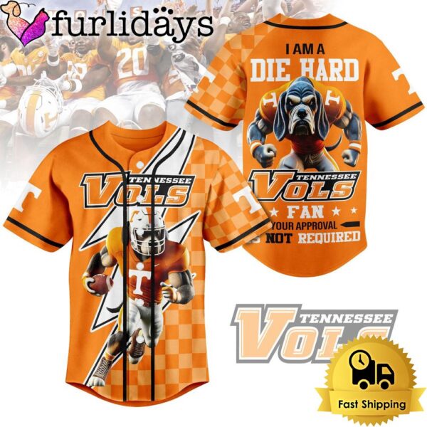 NCAA Tennessee Volunteers I Am A Die Hard Baseball Jersey