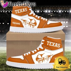 NCAA Texas Longhorns Grunge Style Custom…