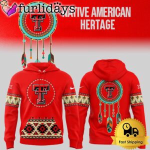 NCAA Texas Tech Football Native American Heritage Hoodie