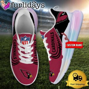 NFL Arizona Cardinals Custom Rainbow Atmospheric Cushion Running Shoes, Women's Sneaker