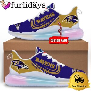 NFL Baltimore Ravens Custom Rainbow Atmospheric…