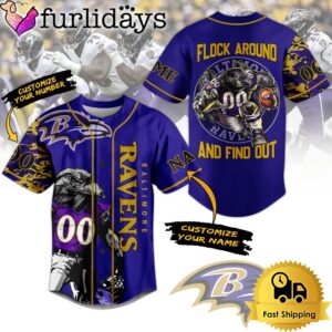 NFL Baltimore Ravens Flock Around And…