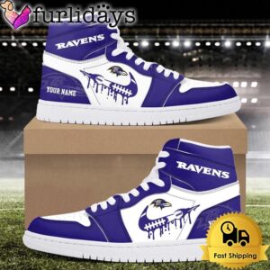 NFL Baltimore Ravens Grunge Style Custom…