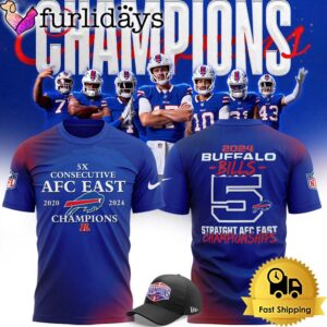 NFL Buffalo Bills 5 Consecutive AFC…