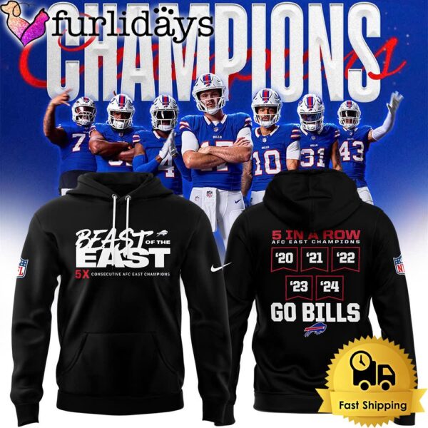 NFL Buffalo Bills Beast Of The East Black Hooodie