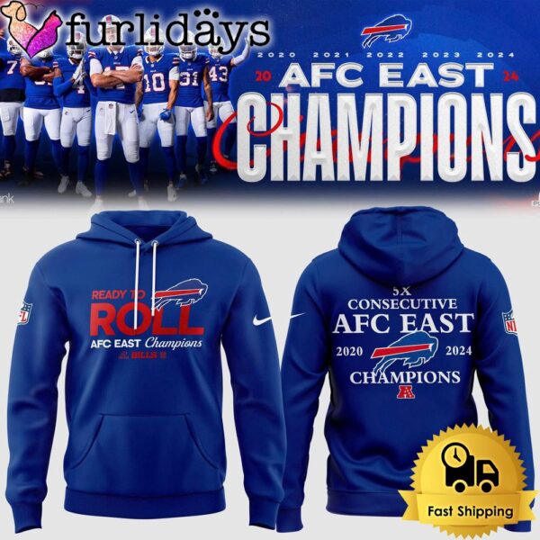 NFL Buffalo Bills Ready To Roll AFC East Division Champions Hoodie