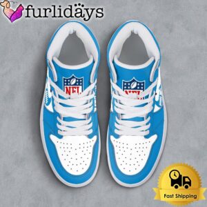 NFL Carolina Panthers Grunge Style Custom Air Jordan 1 Shoes