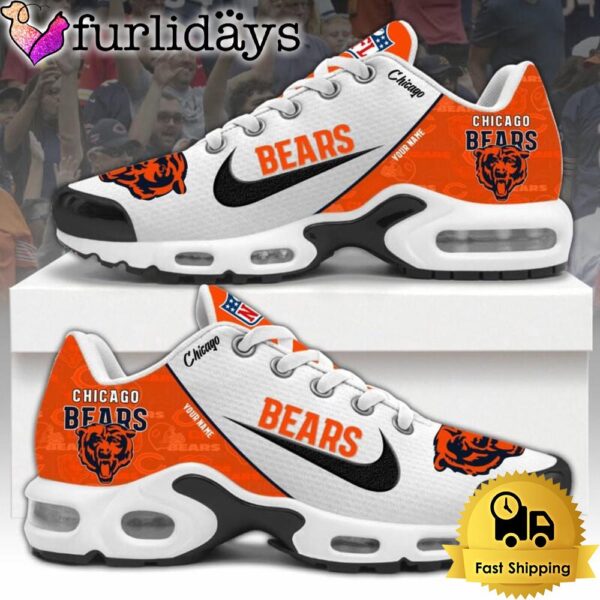 NFL Chicago Bears Logo 2024 Custom Air Max Plus Shoes, NFL Fan Shoes