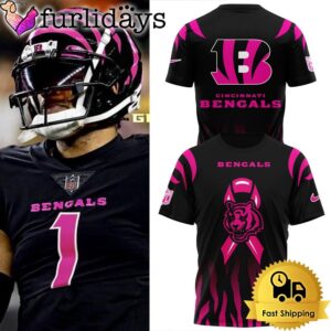 NFL Cincinnati Bengals Breast Cancer Black…