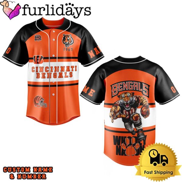 NFL Cincinnati Bengals Whodey Nation Baseball Jersey