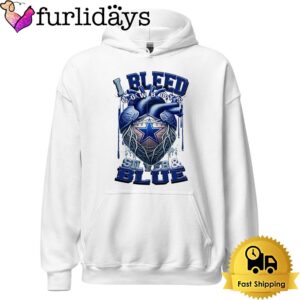 NFL Dallas Cowboys I bleed Silver Blue T Shirt