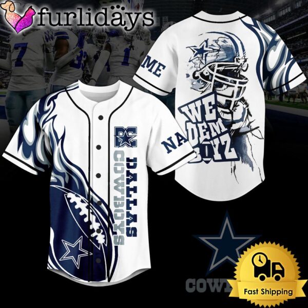 NFL Dallas Cowboys We Dem Boyz Baseball Jersey