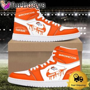 NFL Denver Broncos Grunge Style Custom…