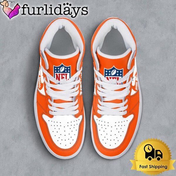 NFL Denver Broncos Grunge Style Custom Air Jordan 1 Shoes