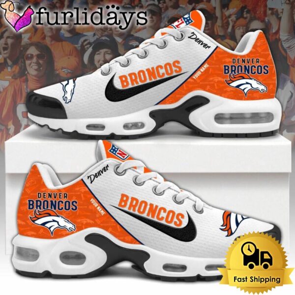 NFL Denver Broncos Logo 2024 Custom Air Max Plus Shoes, NFL Fan Shoes