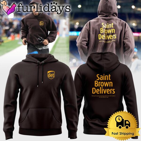 NFL Detroit Lions Amon Ra Saint Brown Delivers Hoodie